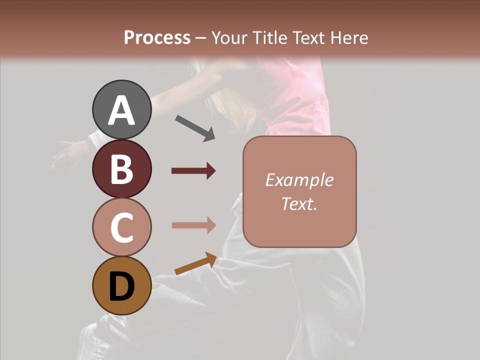 Aerobics Action Grace PowerPoint Template