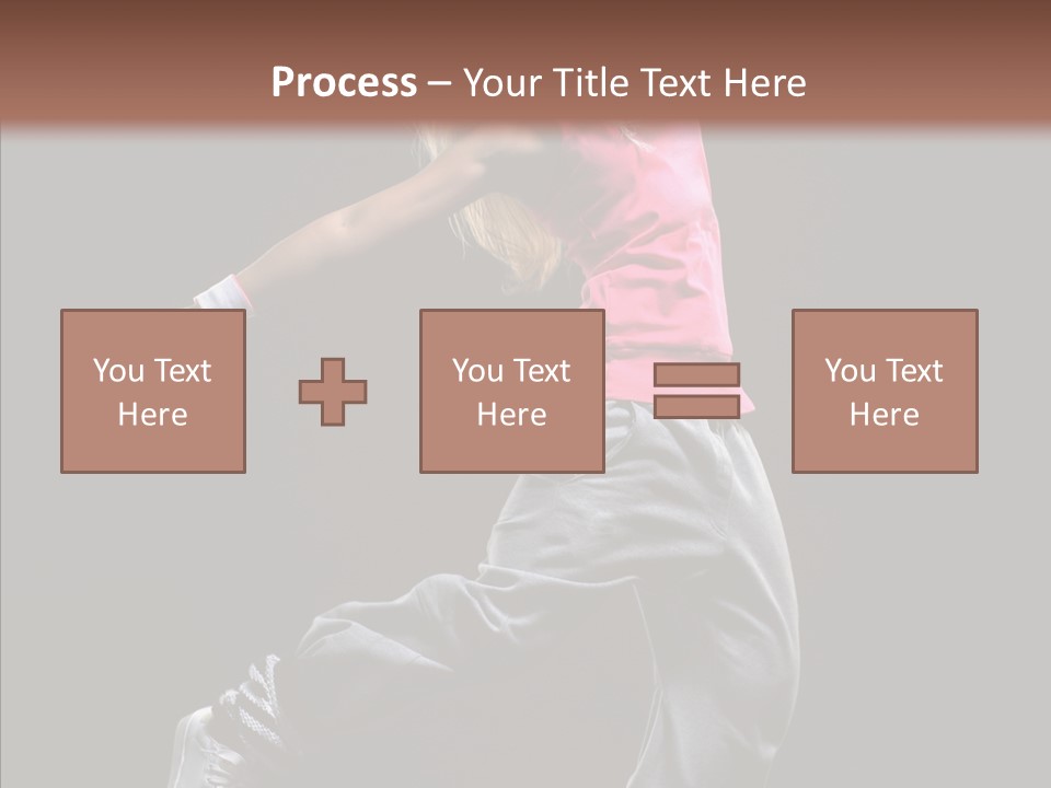 Aerobics Action Grace PowerPoint Template