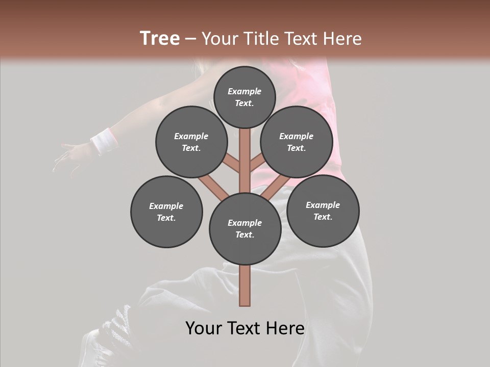 Aerobics Action Grace PowerPoint Template