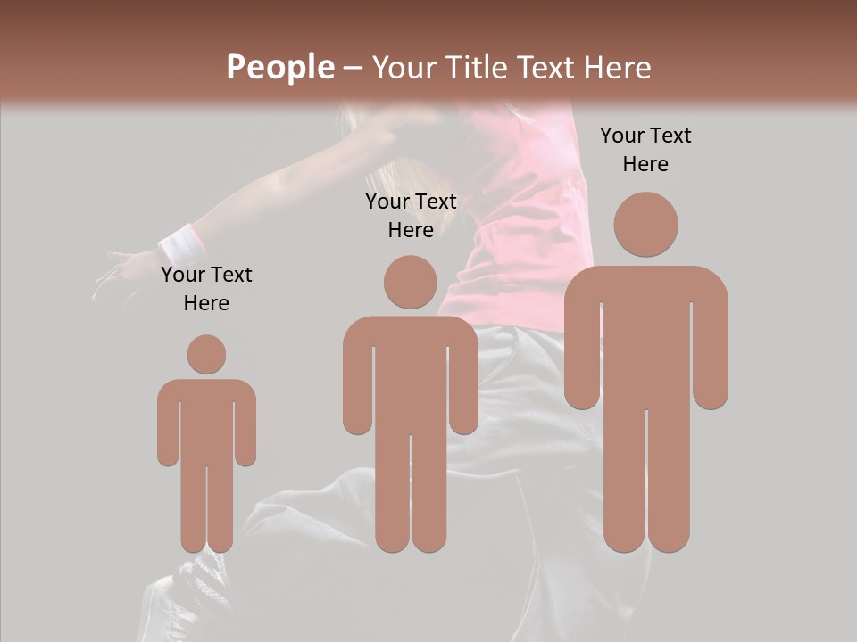 Aerobics Action Grace PowerPoint Template