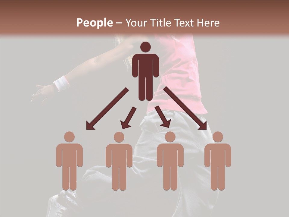 Aerobics Action Grace PowerPoint Template