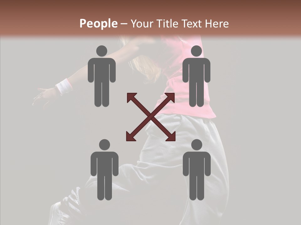 Aerobics Action Grace PowerPoint Template