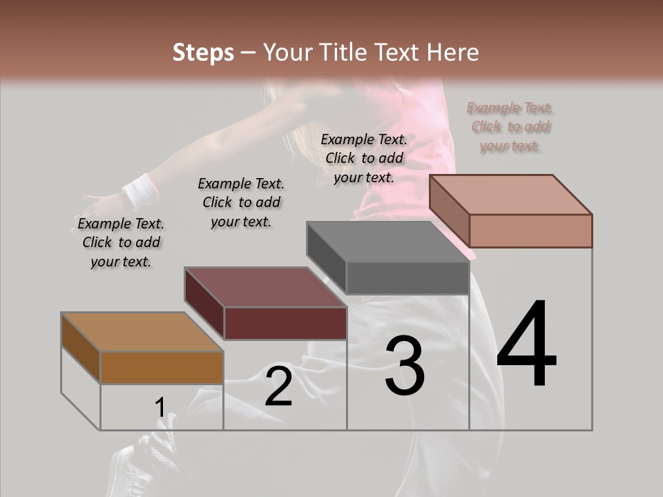 Aerobics Action Grace PowerPoint Template