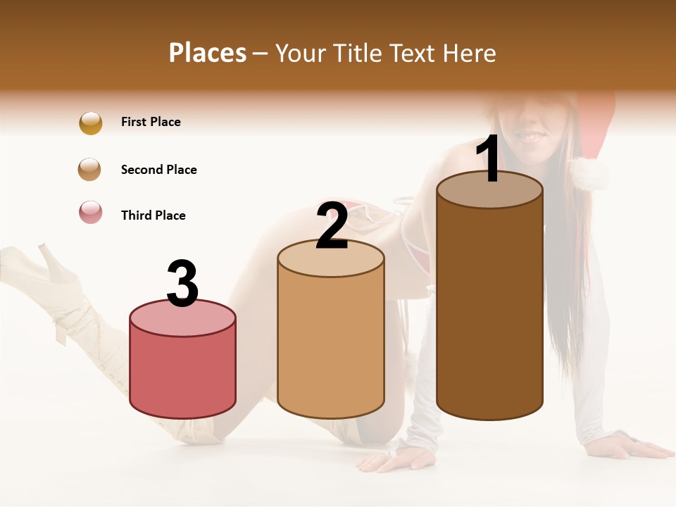 Hot Girl Hair PowerPoint Template