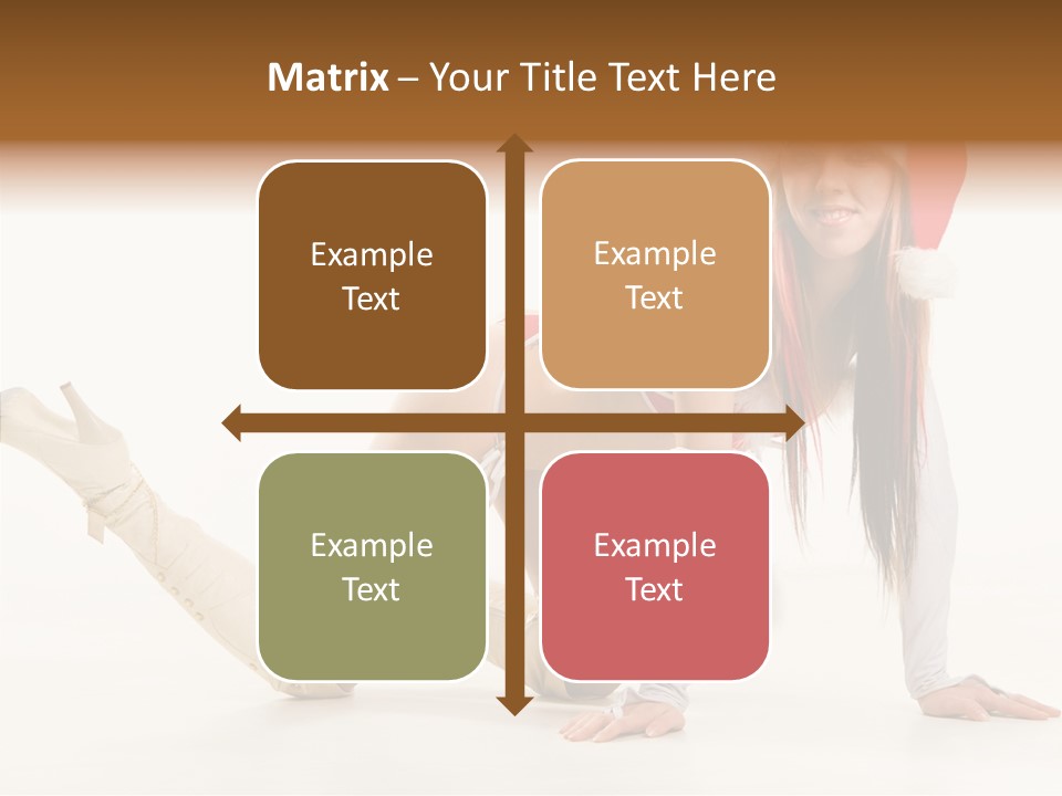 Hot Girl Hair PowerPoint Template