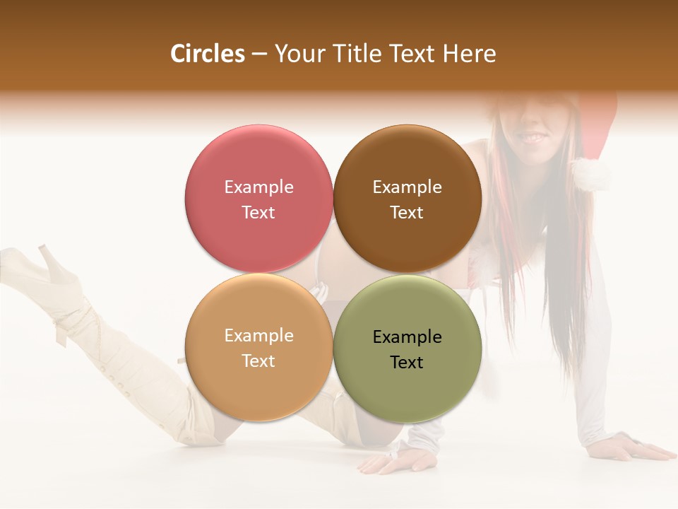 Hot Girl Hair PowerPoint Template