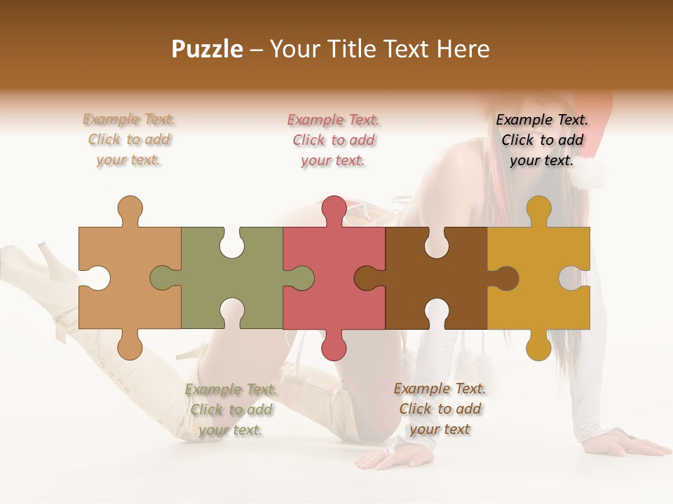 Hot Girl Hair PowerPoint Template