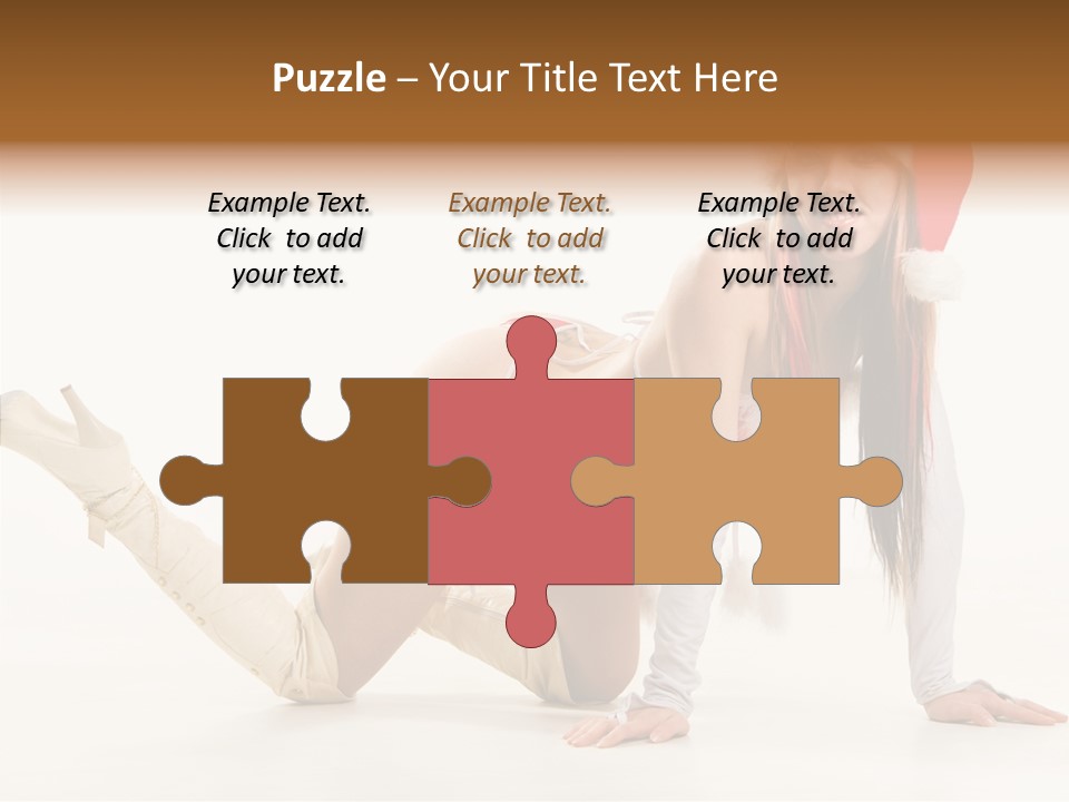 Hot Girl Hair PowerPoint Template