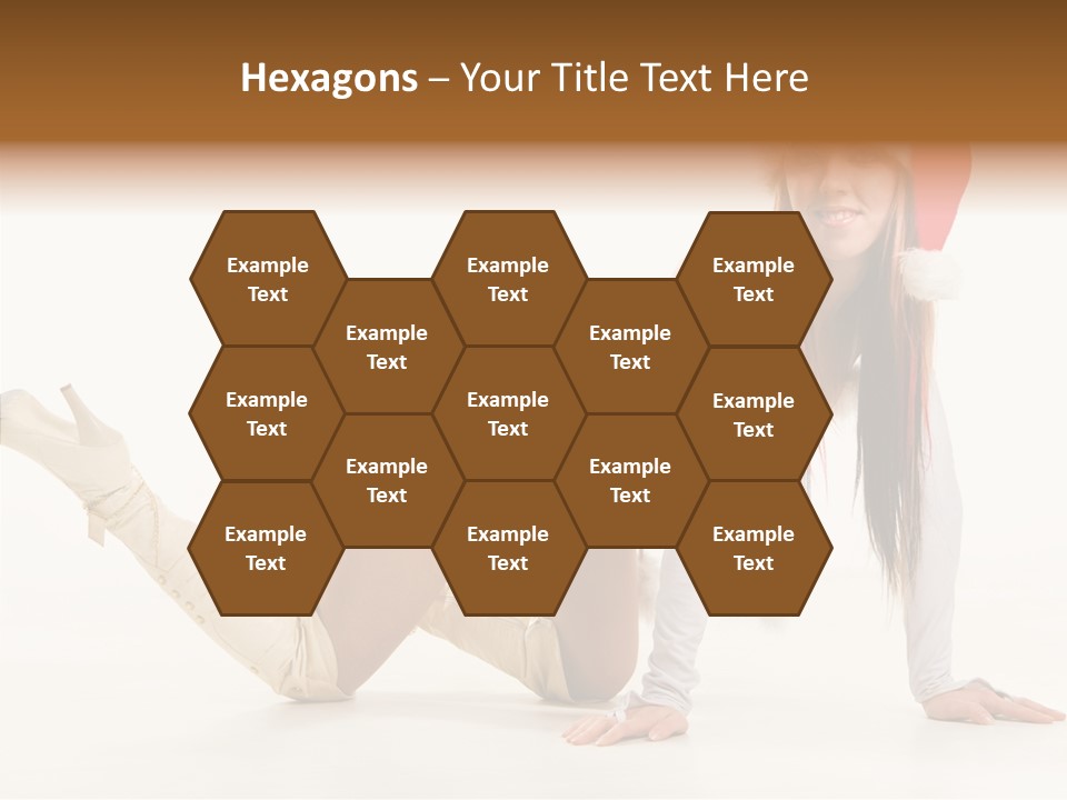 Hot Girl Hair PowerPoint Template