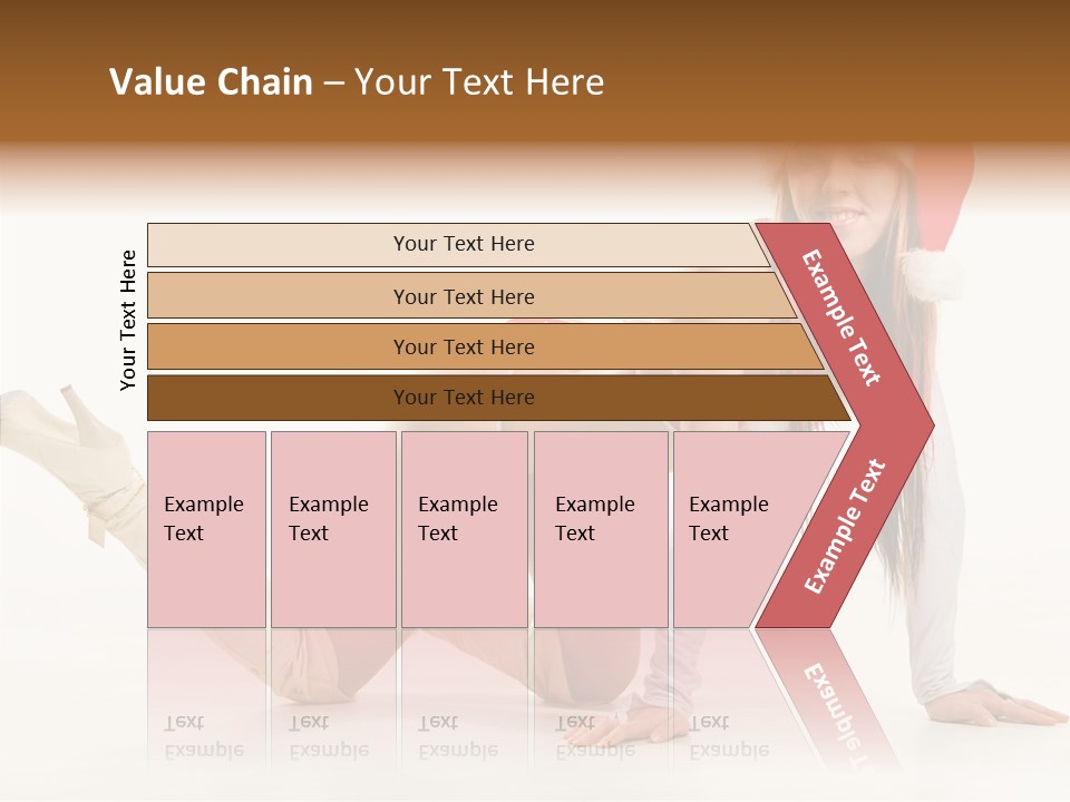 Hot Girl Hair PowerPoint Template