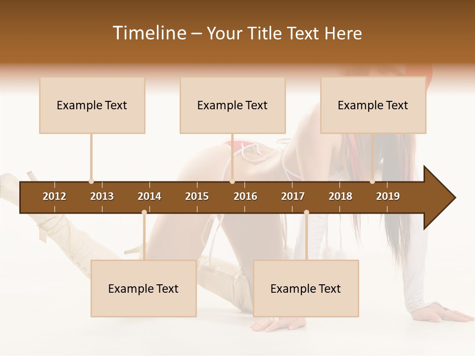 Hot Girl Hair PowerPoint Template