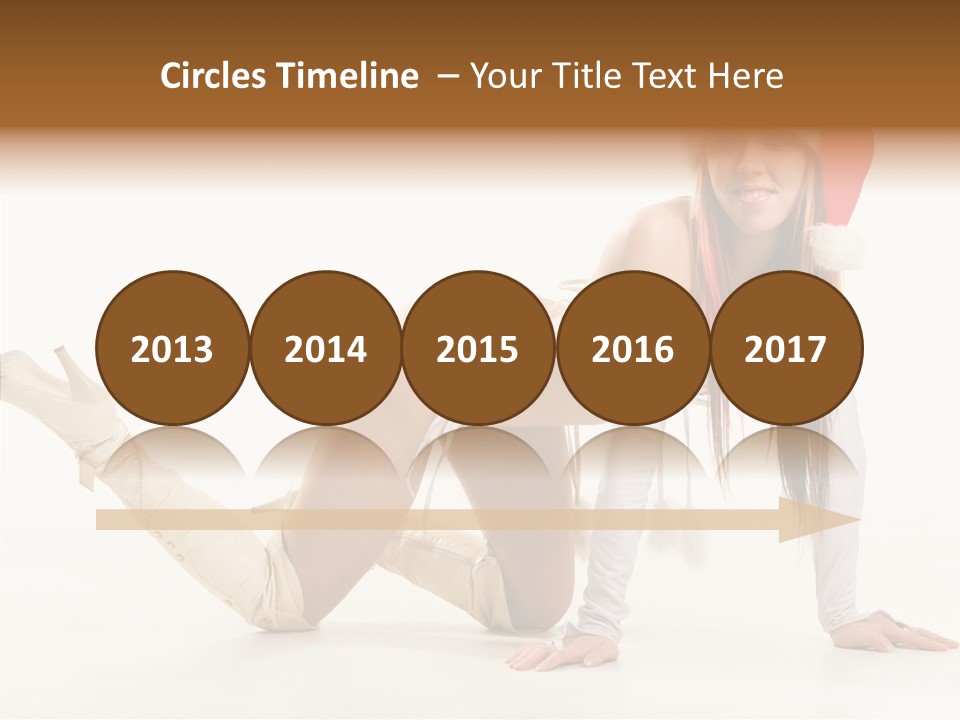 Hot Girl Hair PowerPoint Template