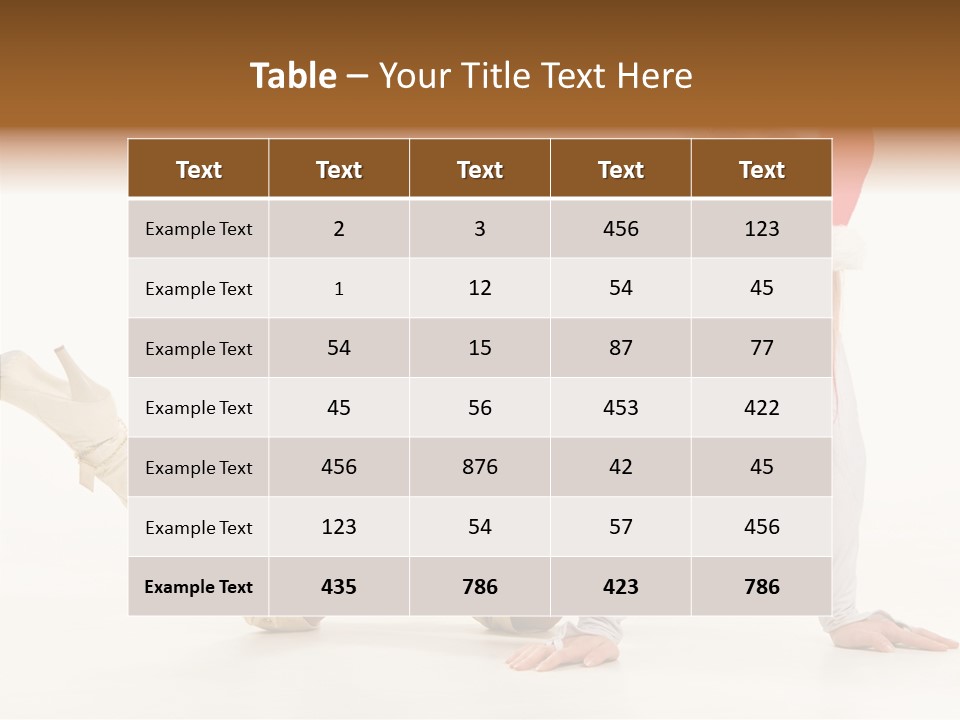 Hot Girl Hair PowerPoint Template