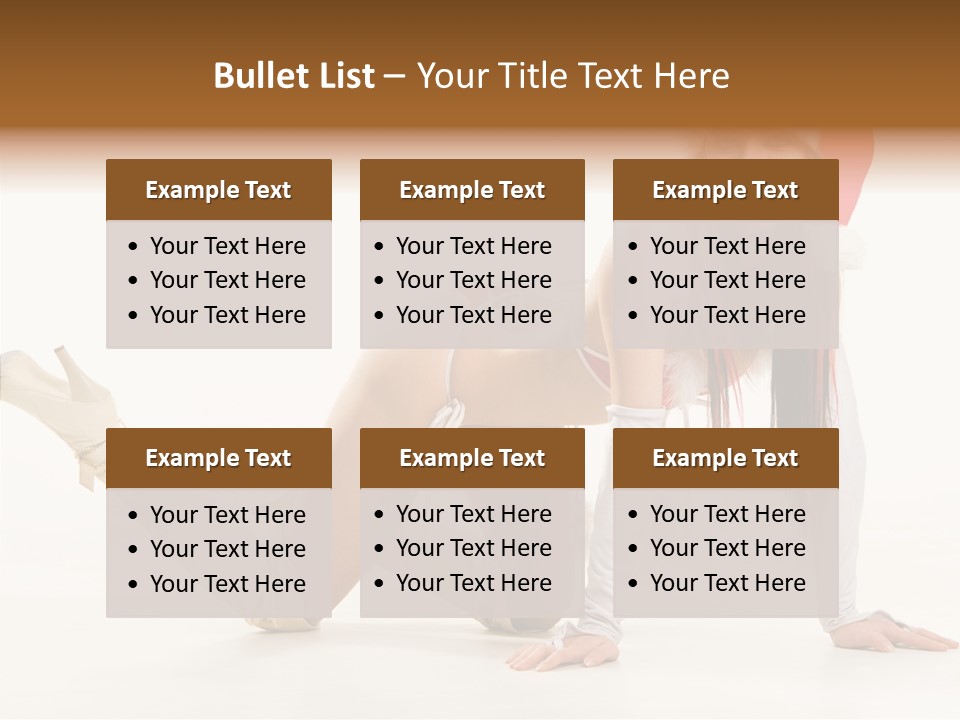 Hot Girl Hair PowerPoint Template