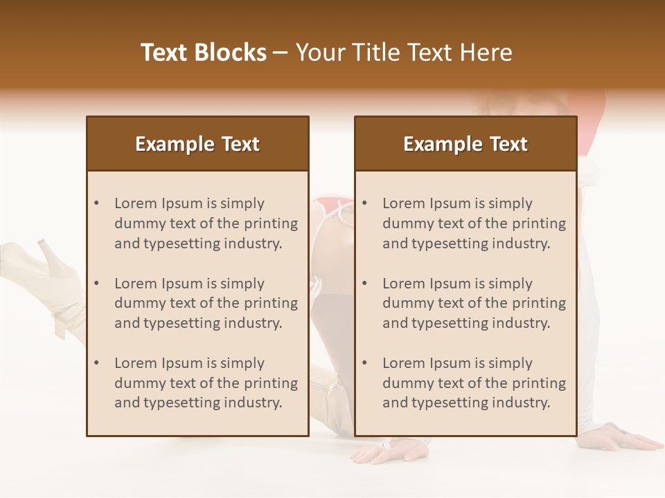 Hot Girl Hair PowerPoint Template