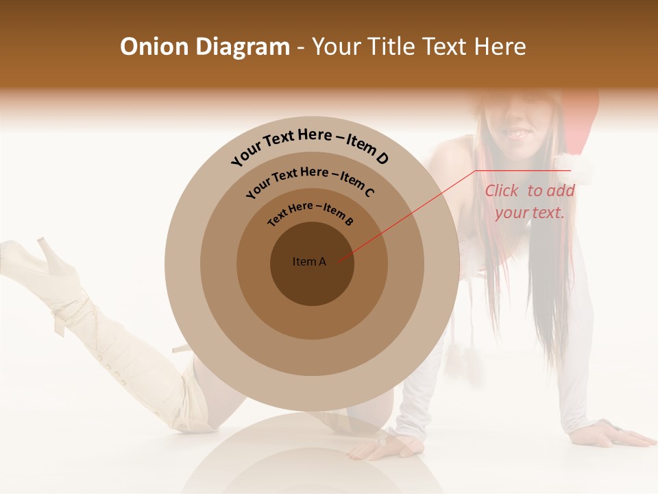 Hot Girl Hair PowerPoint Template