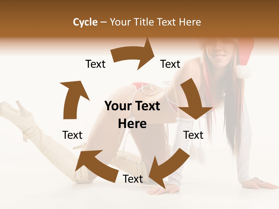 Hot Girl Hair PowerPoint Template