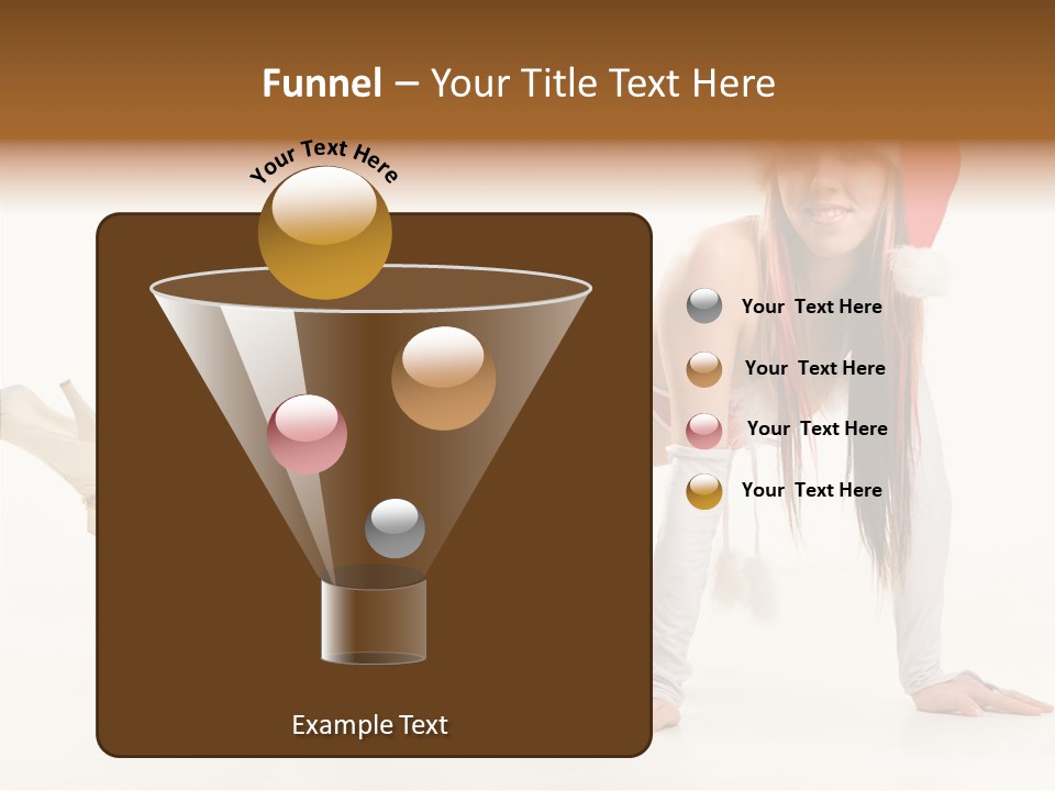 Hot Girl Hair PowerPoint Template