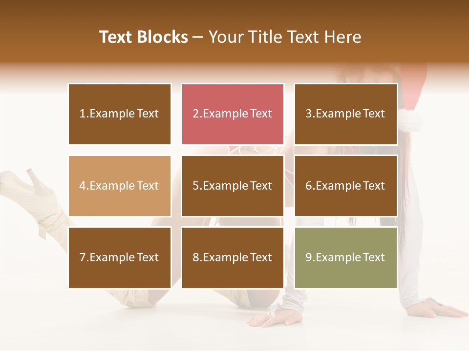 Hot Girl Hair PowerPoint Template