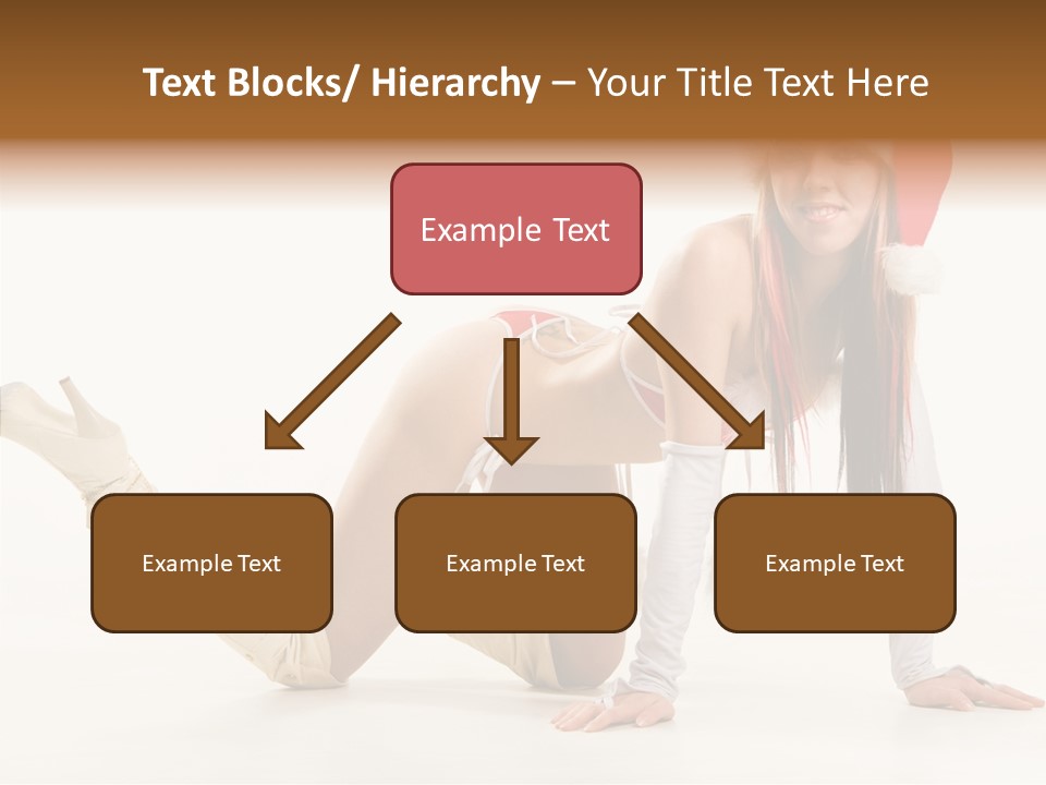 Hot Girl Hair PowerPoint Template