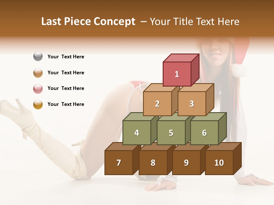 Hot Girl Hair PowerPoint Template