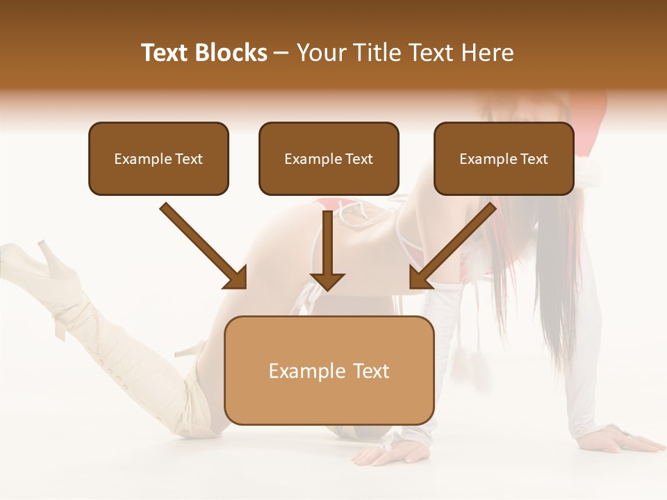 Hot Girl Hair PowerPoint Template