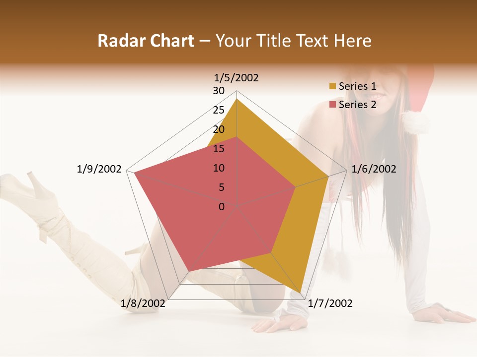 Hot Girl Hair PowerPoint Template