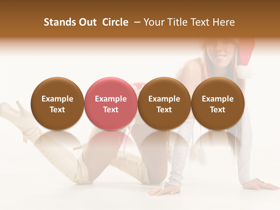 Hot Girl Hair PowerPoint Template