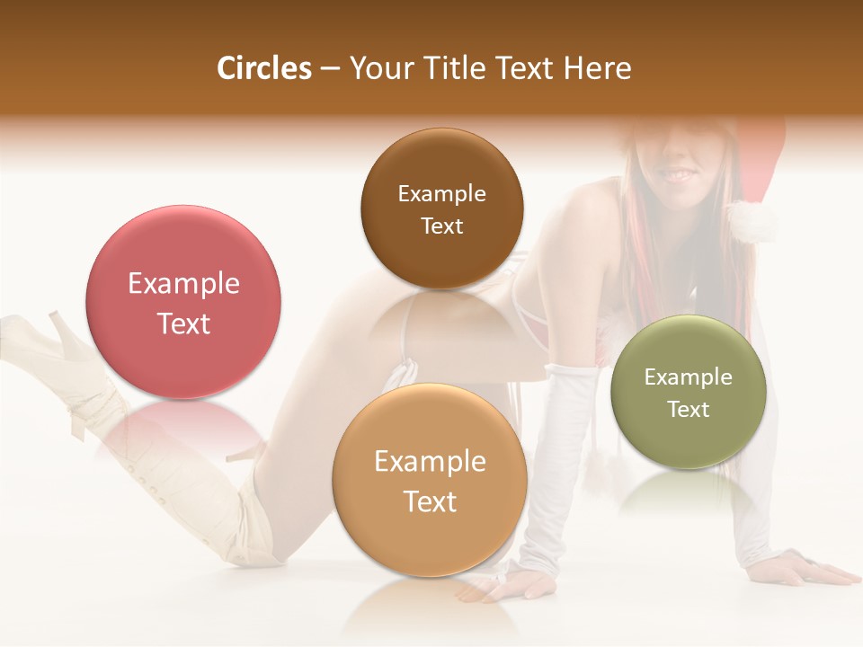 Hot Girl Hair PowerPoint Template