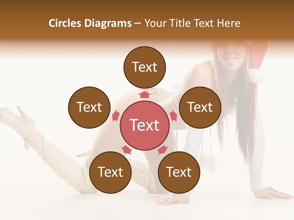 Hot Girl Hair PowerPoint Template