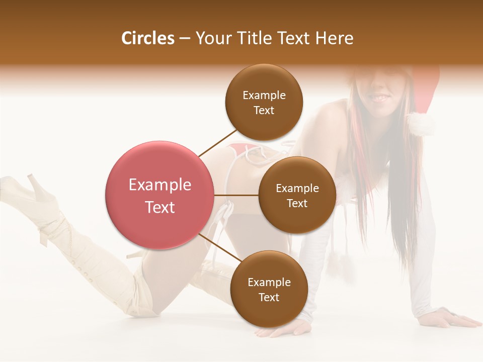 Hot Girl Hair PowerPoint Template