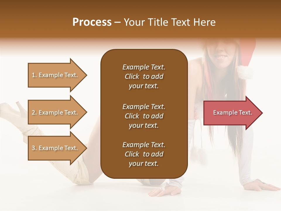 Hot Girl Hair PowerPoint Template