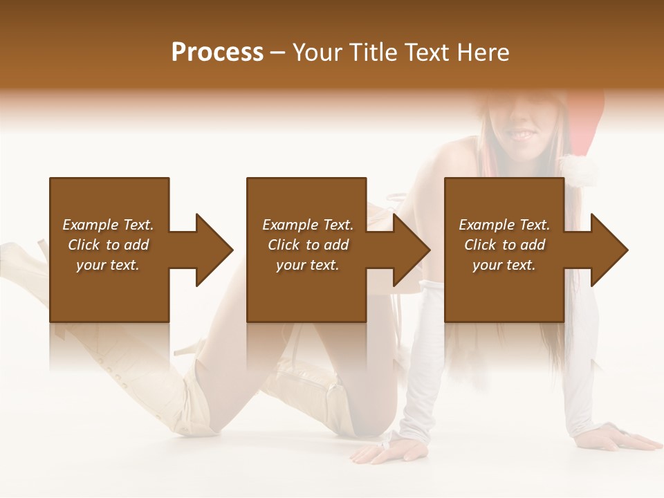 Hot Girl Hair PowerPoint Template