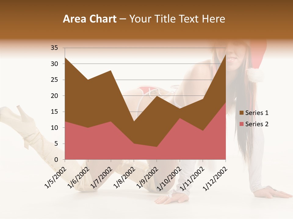 Hot Girl Hair PowerPoint Template