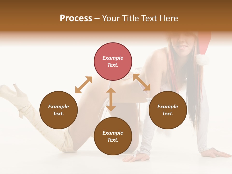 Hot Girl Hair PowerPoint Template