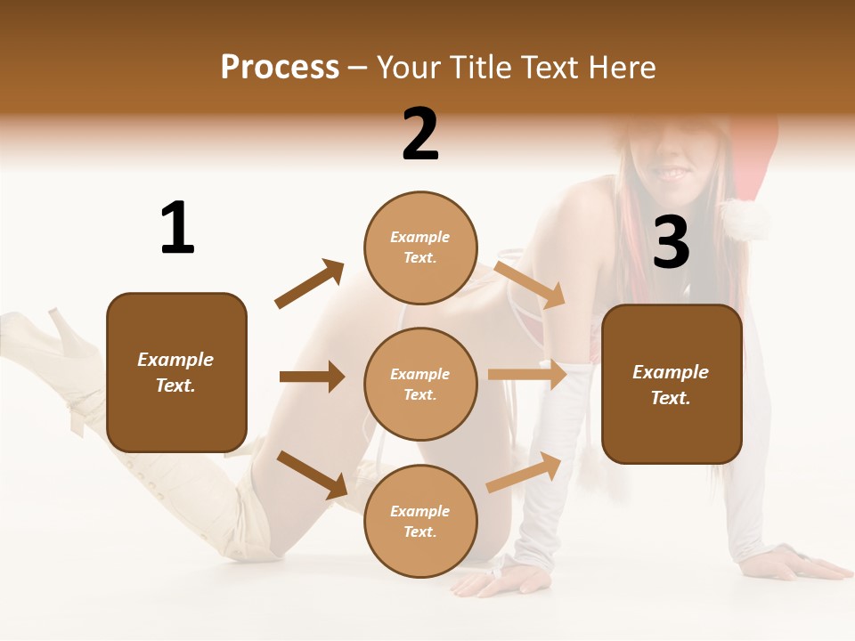 Hot Girl Hair PowerPoint Template