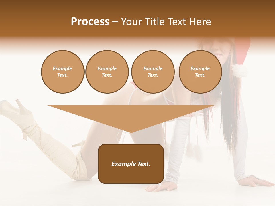 Hot Girl Hair PowerPoint Template