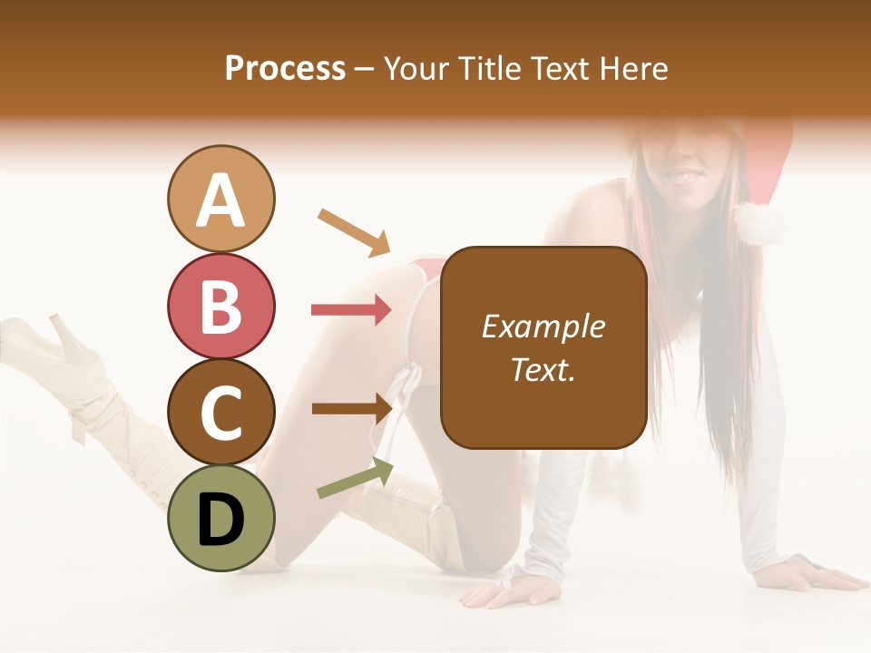 Hot Girl Hair PowerPoint Template