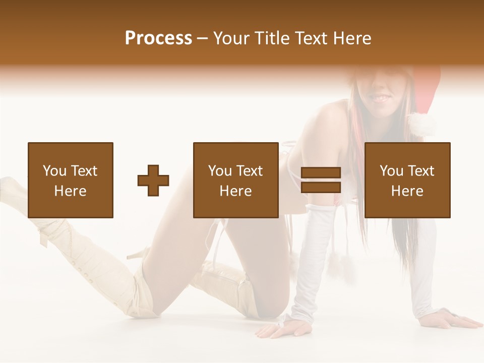 Hot Girl Hair PowerPoint Template