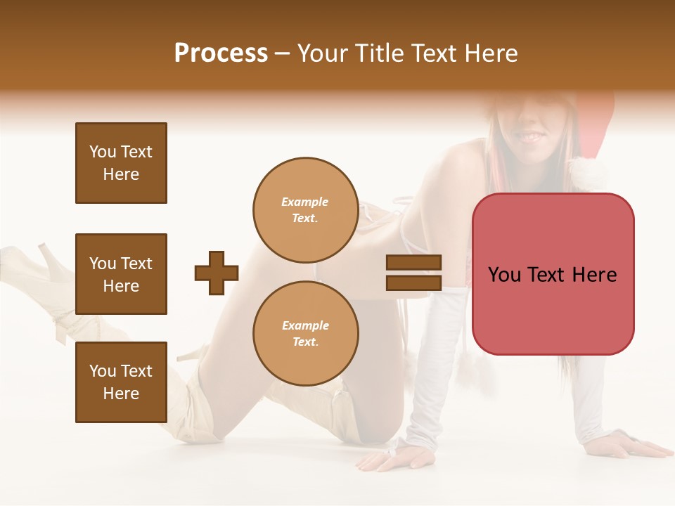 Hot Girl Hair PowerPoint Template