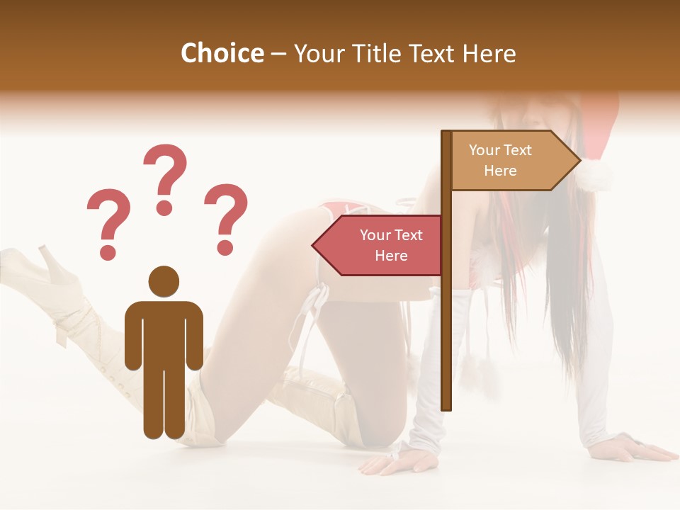 Hot Girl Hair PowerPoint Template