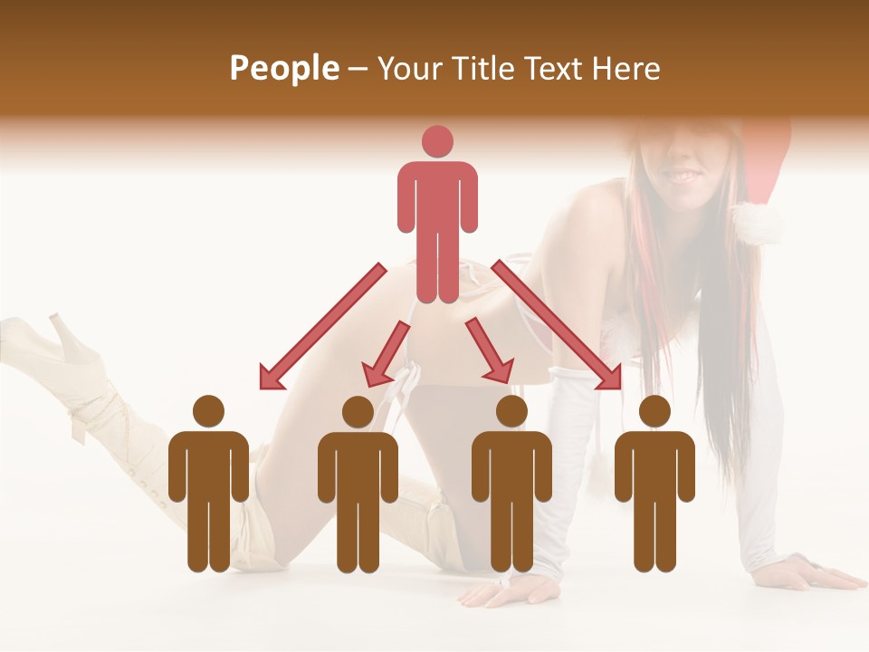 Hot Girl Hair PowerPoint Template