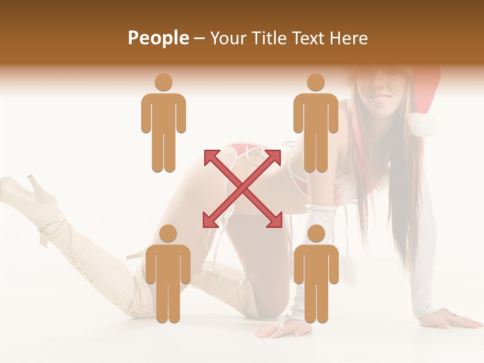 Hot Girl Hair PowerPoint Template