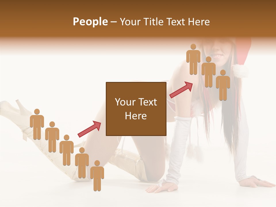 Hot Girl Hair PowerPoint Template