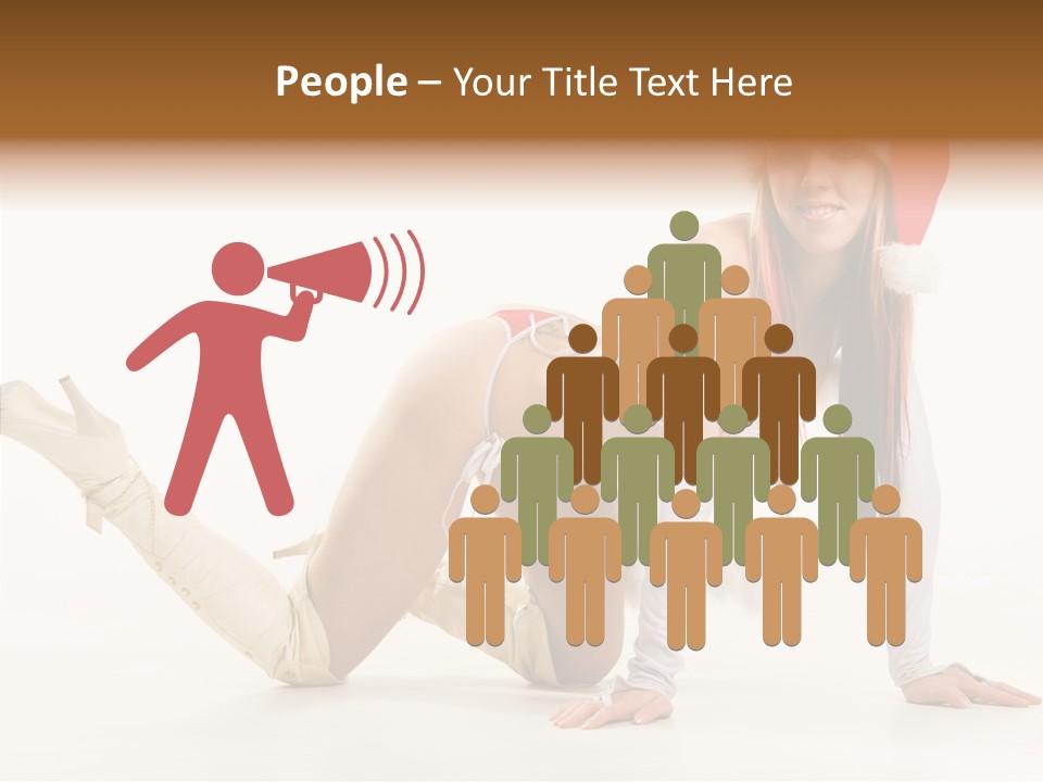 Hot Girl Hair PowerPoint Template