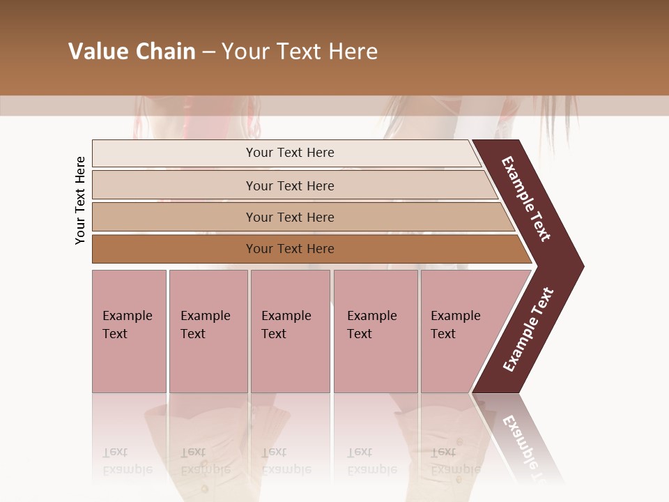 Sensual Underwear Woman PowerPoint Template