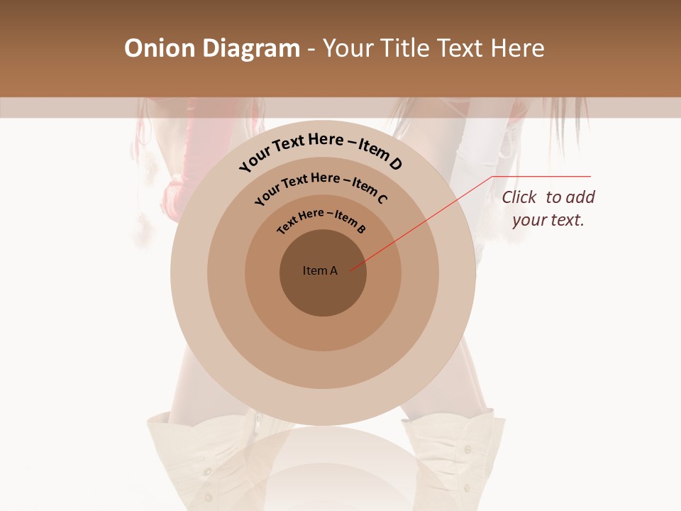 Sensual Underwear Woman PowerPoint Template