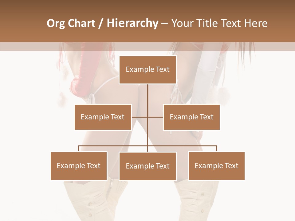 Sensual Underwear Woman PowerPoint Template