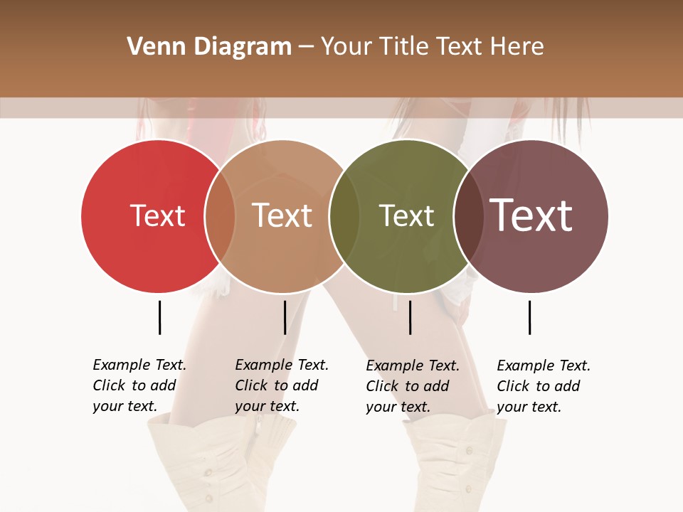 Sensual Underwear Woman PowerPoint Template