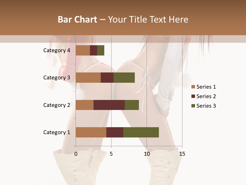 Sensual Underwear Woman PowerPoint Template